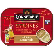 Connétable 1/5 sardines à l'huile d'arachide 135g