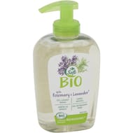 Carrefour soft bio gel lavant mains romarin lavande 300ml