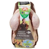 Carrefour filière qualité  poulet fermier blanc d'Auvergne Label Rouge