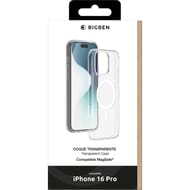 Coque iphone 16 pro compatible magsafe transparente