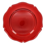 Assiette hotesse rouge 33cm