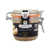 Jean larnaudie foie gras de canard enier france "l'emblématique black edition " bocal  125g