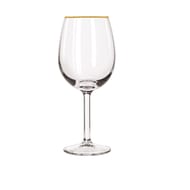 Set 3 verre à pied filet or 28.5cl