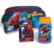 Spider-man coffret trousse de toilette baume à lèvres et gel bain shampoing