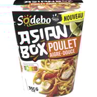 Sodebo asianbox poulet aigre douce 350g