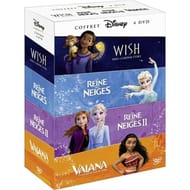 Coffret disney - wish / vaiana / la reine des neiges 1 & 2