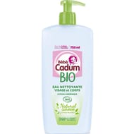 Cadum bébé cosmosorg eau nettoyante visage et corps 750ml bio