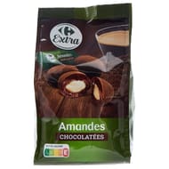 Carrefour extra amandes chocolatées - 135g