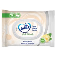 Lotus papier toilette humide fresh natural x42