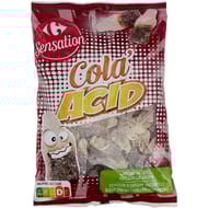 Carrefour sensation bonbons cola'acid - 250g