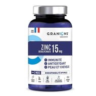 Granions zins 15mg immunite antioxydant gelules x60