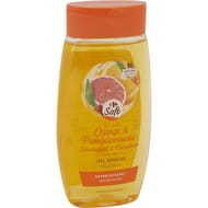 Carrefour soft gel douche orange & pamplemousse 250ml