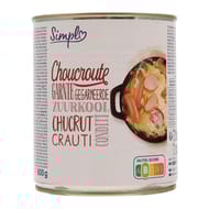Simpl choucroute garnie 800g
