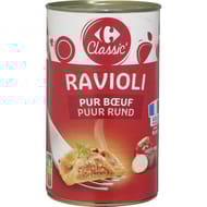 Carrefour classic' ravioli pur boeuf 1.2kg