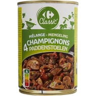 Carrefour classic' mélange 4 champignons 225g