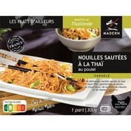 Madern nouilles sautées à la thai au poulet 300g