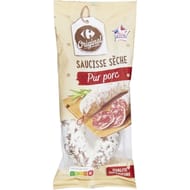Carrefour original saucisse sèche pur porc 250g