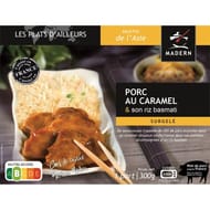 Madern porc au caramel et riz basmati 300g