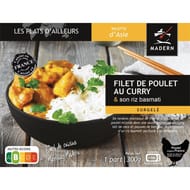 Madern poulet au curry et son riz 300g