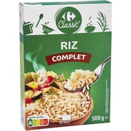 Carrefour classic' riz complet 500g