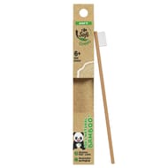 Carrefour soft green brosse à dents 6 ans et plus souple 100% natural bamboo