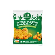 Carrefour classic' potiron en cubes 1kg