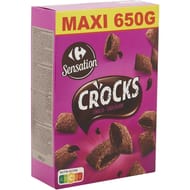 Carrefour sensation céréales tout chocolat 650g