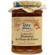 Reflets de France confiture extra rhubarbes des Hauts de France 315g