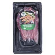 Carrefour extra aiguillettes de canard