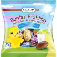 Oeufs alu multicolores choc massif 100g