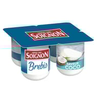 Soignon yaourt au lait de brebis coco 4x110g