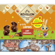 Revillon p'tits lapins lait caramel 200g