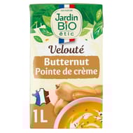 Jardin bio étic velouté butternut pointe de crème bio 1l