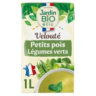 Jardin bio étic velouté petits pois légumes verts bio 1l
