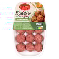 Boulettes gournmandes boeuf et porc x15 375g Bigard