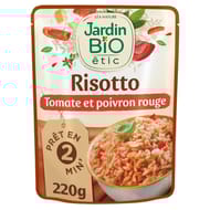 Jardin bio étic risotto bio sachet individuel 220g