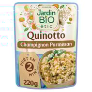 Jardin bio étic quinotto champignons parmesan bio 220g