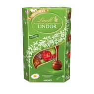 Lindt boules lindor assorties cornet vert 337g