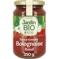 Jardin bio étic sauce bolognaise au boeuf bio 350g