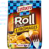 Lustucru sélection gnocchi à poêler roll fromage 280g