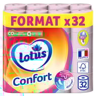 Lotus Papier toilette rose extraits de lotus x32 rouleaux aquatube