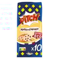 Pitch brioche pépites chocolat x10 offre économique 375g