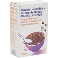 Boules de céréales au chocolat -750g