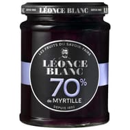 Leonce blanc confiture myrtilles 70% 320g