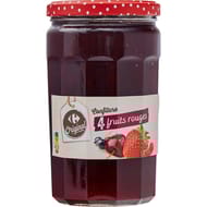 Carrefour original confiture 4 fruits rouges - 750g