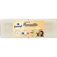 Carrefour essential savon de Marseille 2x400g
