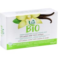 Carrefour soft bio savon hydratant lait vanille 100g