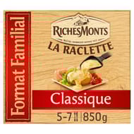 RichesMonts raclette 32 tranches classique 850g format familial