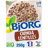 Bjorg doy pack quinoa lentilles bio 250g