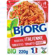 Bjorg doy pack veggie torsettes tomates italiennes bio 220g